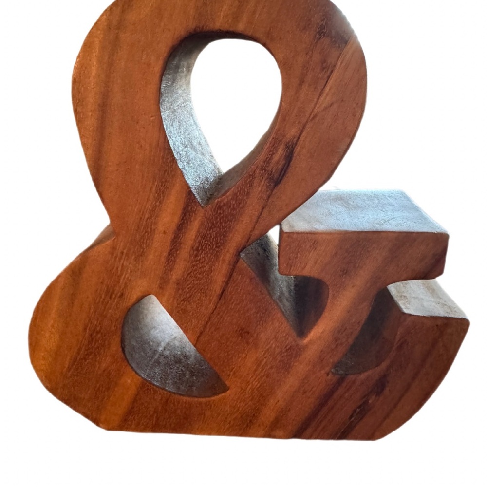 Wooden Ampersand Decor - Picture 3 of 13